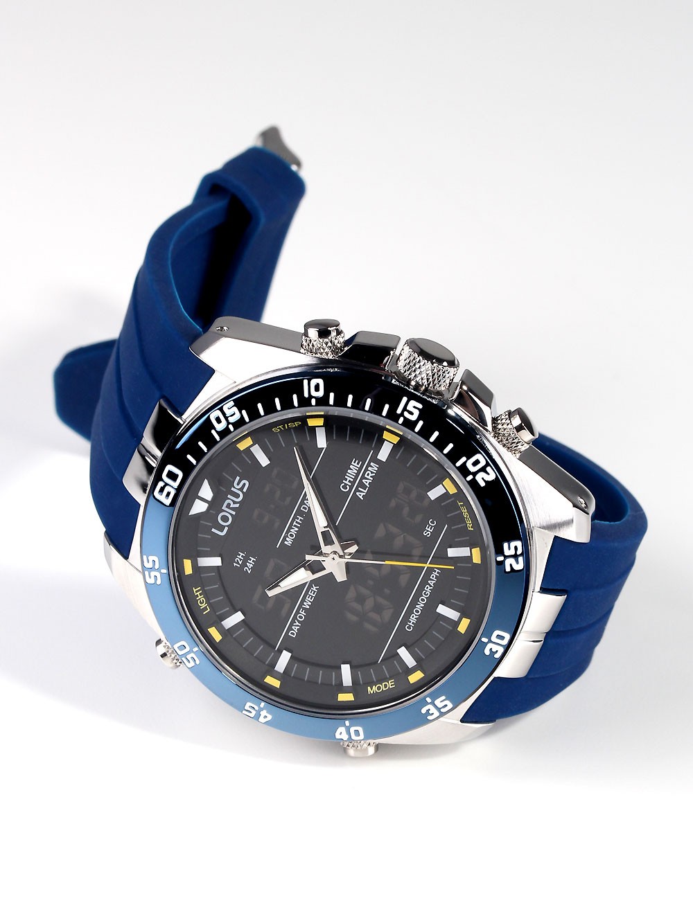 lorus alarm chronograph watch