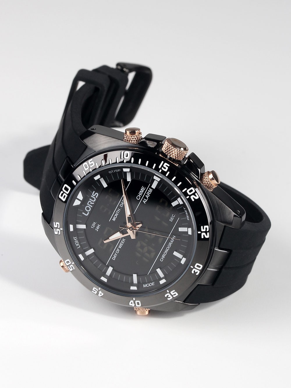 how to set lorus digital watch