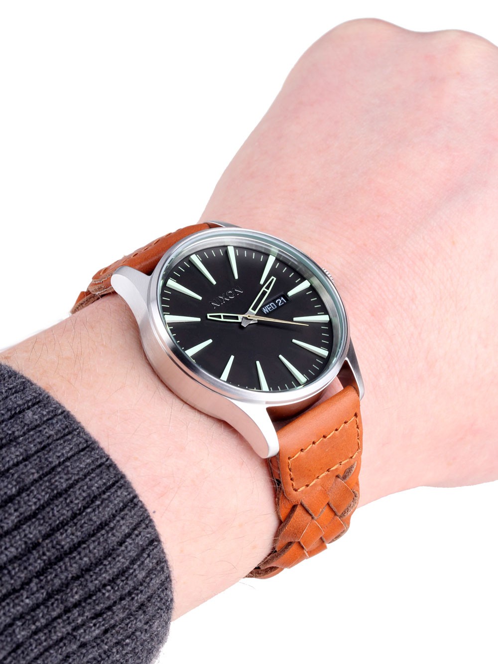 sentry leather 42mm