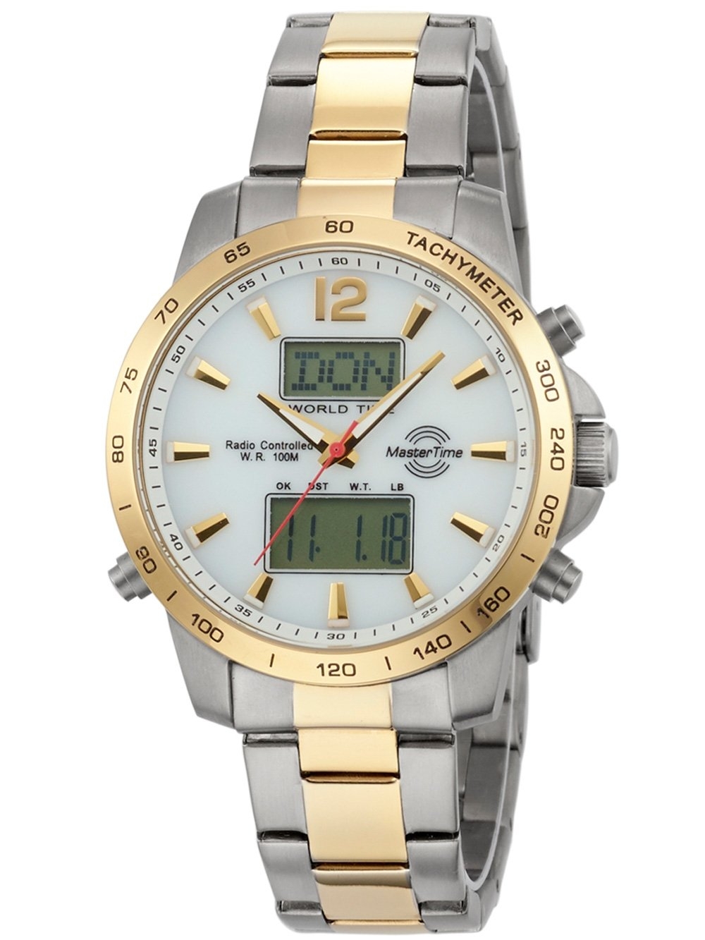 Ceas barbatesc Master Time MTGS-10649-30M Radiocontrolat Specialist Series Cronograf 43mm 10ATM Ceas barbatesc Master Time MTGS-10649-30M Radiocontrolat Specialist Series Cronograf 43mm 10ATM