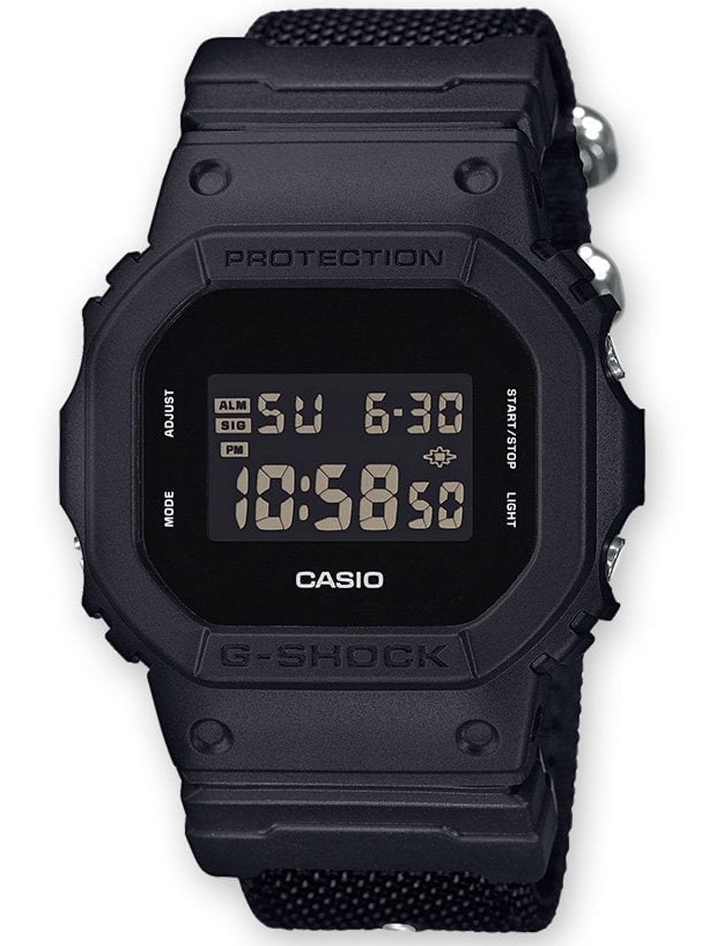 Ceas unisex Casio DW-5600BBN-1ER G-Shock 43mm 20ATM