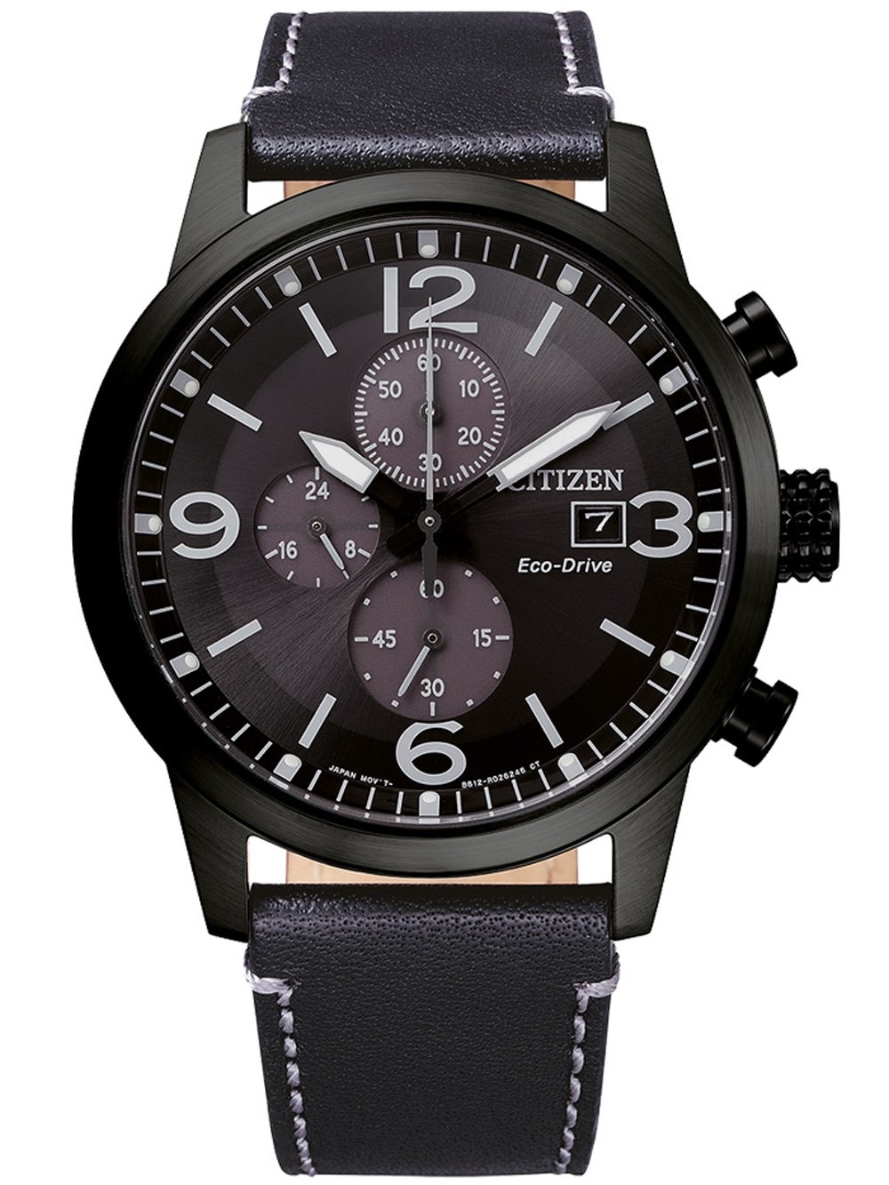 Ceas barbatesc Citizen CA0745-29E Eco Drive Cronograf 43mm 10ATM Ceas barbatesc Citizen CA0745-29E Eco Drive Cronograf 43mm 10ATM