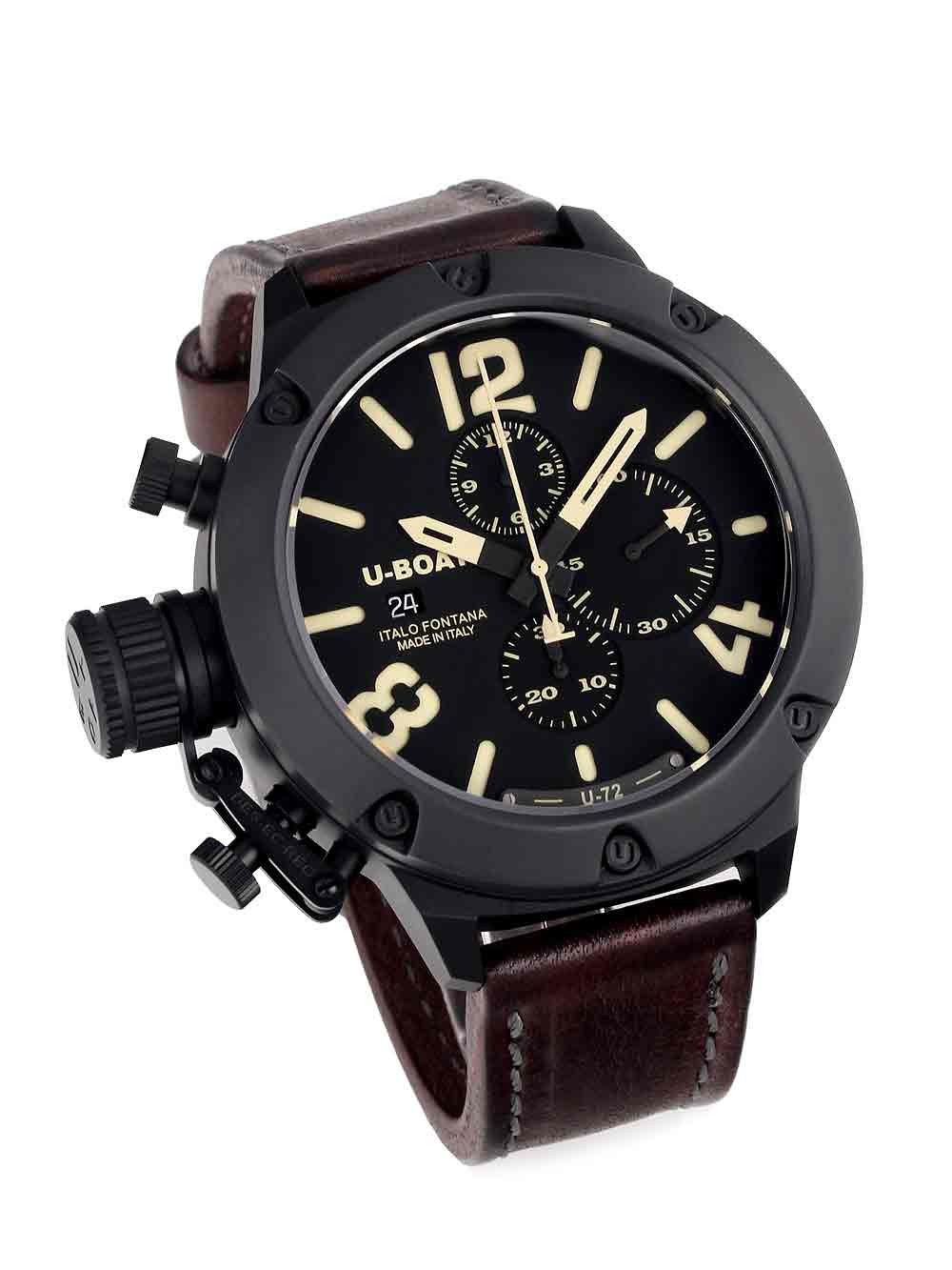 Ceas barbatesc U-Boat 6548/1 Classico Titan IPB Chrono 20ATM 53 mm Limited x/300