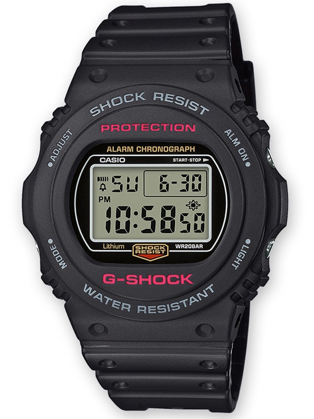 Ceas barbatesc Casio DW-5750E-1ER G-Shock 45mm 20ATM