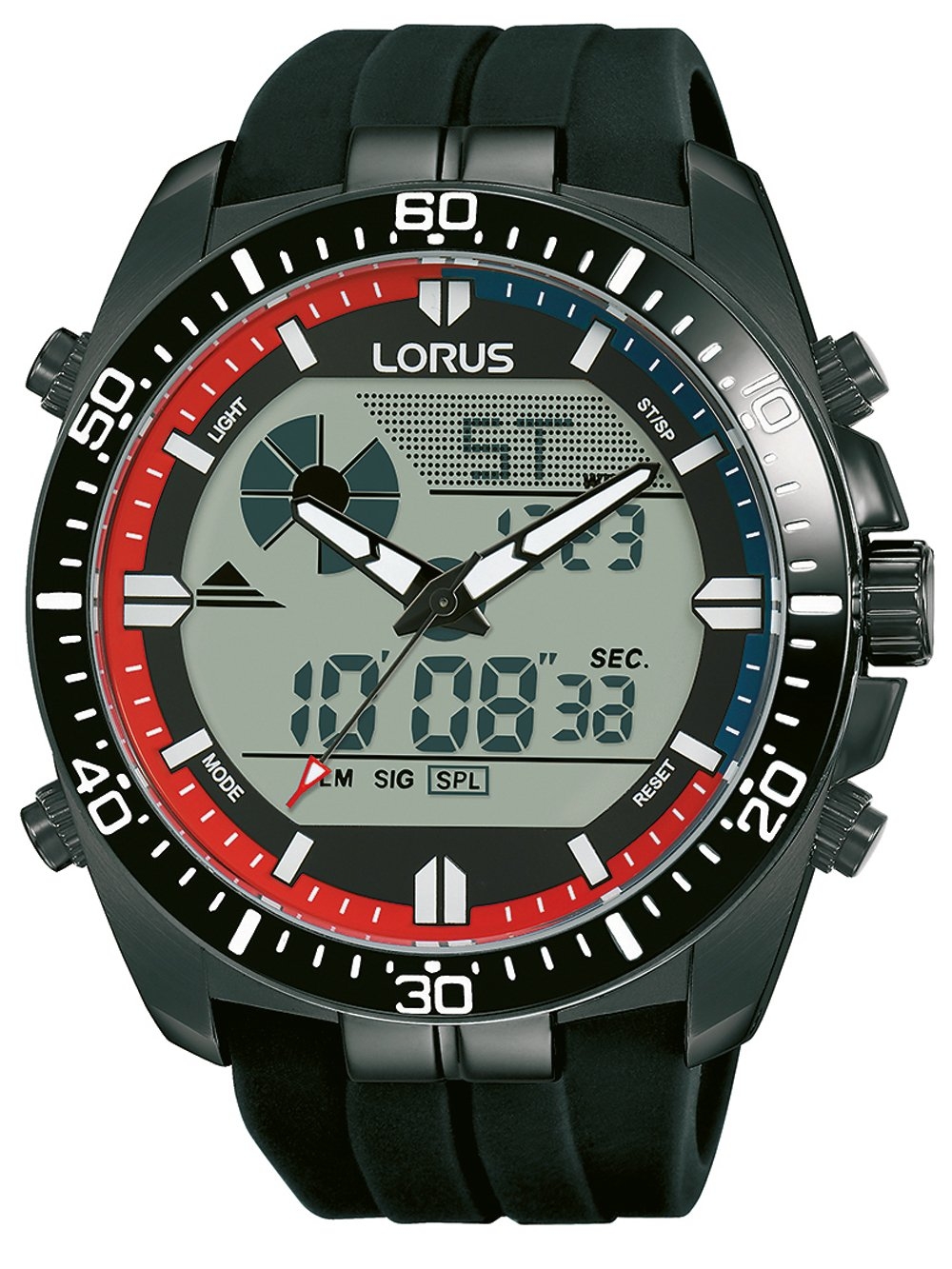 Ceas barbatesc Lorus R2B05AX9 AnaDigi Cronograf 46mm 10ATM Ceas barbatesc Lorus R2B05AX9 AnaDigi Cronograf 46mm 10ATM