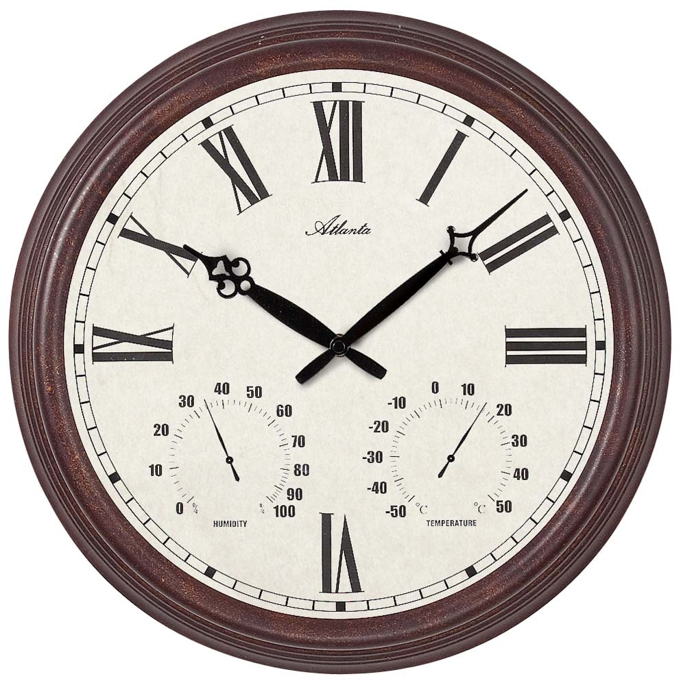 Ceasuri Chrono12 Atlanta 4448 Wanduhr klassisch Außenuhr Gartenuhr