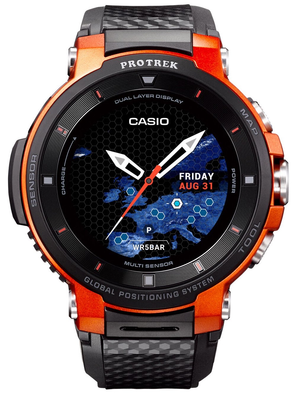 Ceas barbatesc Casio WSD-F30-RGBAE Pro Trek Smartwatch