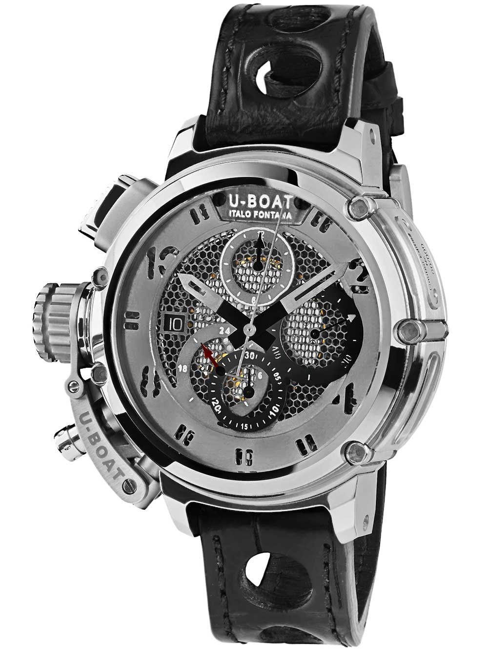 Ceas barbatesc U-Boat 8065 Chimera Skeleton Tungsten Sideview Autom. Chrono 46 mm Ceas barbatesc U-Boat 8065 Chimera Skeleton Tungsten Sideview Autom. Chrono 46 mm