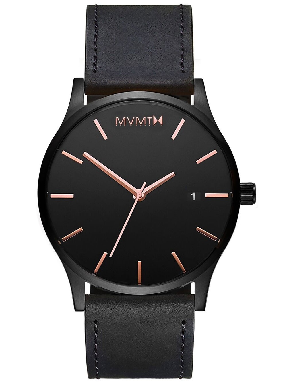 Ceas barbatesc MVMT MM01-BBRGL Classic Black Rose Leather 45mm 3ATM Ceas barbatesc MVMT MM01-BBRGL Classic Black Rose Leather 45mm 3ATM