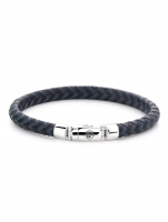 Watch: Rebel & Rose Armband Half Round Braided RR-L0063-S-L Herren