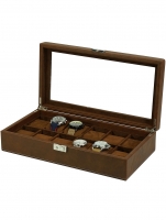 Ceas: Rothenschild watch box RS-3622-12DBR for 12 watches brown