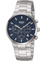 Ceas: Boccia 3746-02 men`s watch chronograph titanium 39mm 5ATM