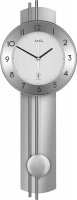 : AMS 5266S Funkpendeluhr Silberfarben Modern