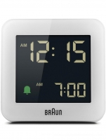 Ceas: Braun BC09W classic digital alarm clock