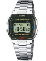 Uhr: Casio A163WA-1QES Collection Herren 33mm 3ATM