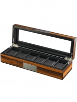 : Rothenschild watch box RS-2377-6EB for 6 watches ebony