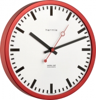 Uhr: Hermle Wanduhr 30471-362100 rot