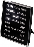 Ceas: AMS 1232 digitale Tischuhr- Wortuhr - Serie: AMS Design
