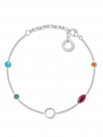 Watch: Thomas Sabo Charm Armband Farbige Steine X0274-965-7 15-19cm