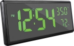 Uhr: JVD DH308.2 digitale Wanduhr mit grüner Anzeige