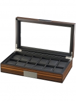 : Rothenschild watch box RS-2377-12EB for 12 watches ebony