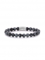 Ceas: Rebel & Rose Armband Black Leopard RR-80062-S-M Herren