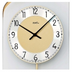 Watch: AMS 7437 Wanduhr Quarz-Pendeluhr - Serie: AMS Design