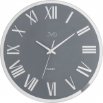 : JVD NS22006.4 Wanduhr in Grausilber Metall