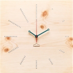 Ceas: huamet CH41-E-12 Wanduhr Azuhr Zirbe eckig