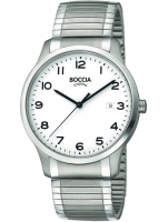 Ceas: Boccia 3616-01 men`s watch titanium 39mm 5ATM