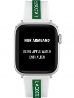 Ceas: Lacoste 2050003 Strap for Apple Watch 38/40mm White/Green