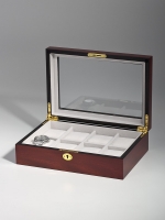 Watch: Rothenschild Watch case RS-2105-8C for 8 Watches cherry