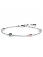 Watch: Thomas Sabo Armband Farbige Steine A1845-983-7-L19v 16-19cm