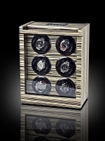 Watch: Rothenschild Watch Winder Trieste RS-2043-ZBR for 6 Watches