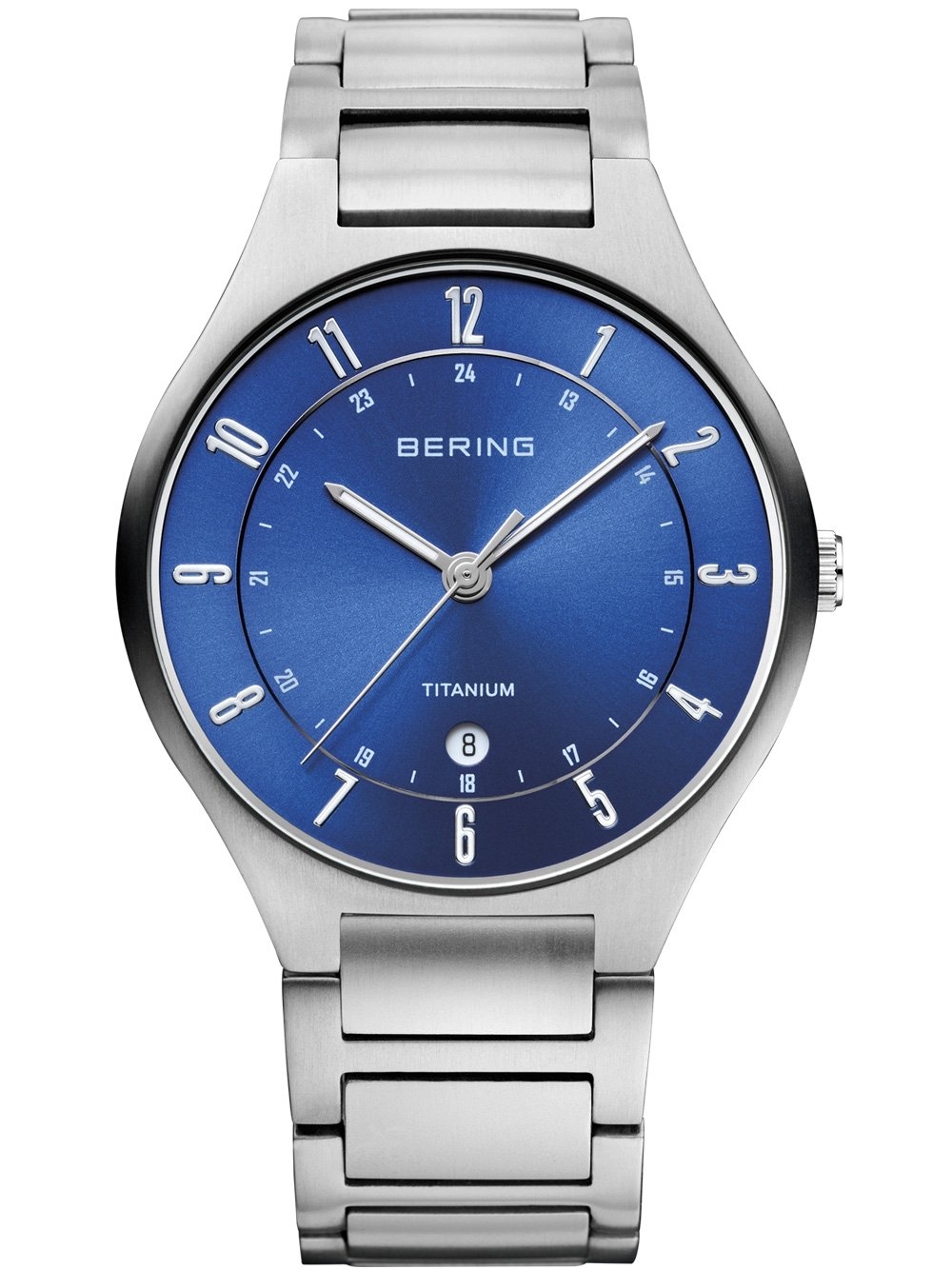 Ceas barbatesc Bering 11739-707 Titanium 39mm 5ATM