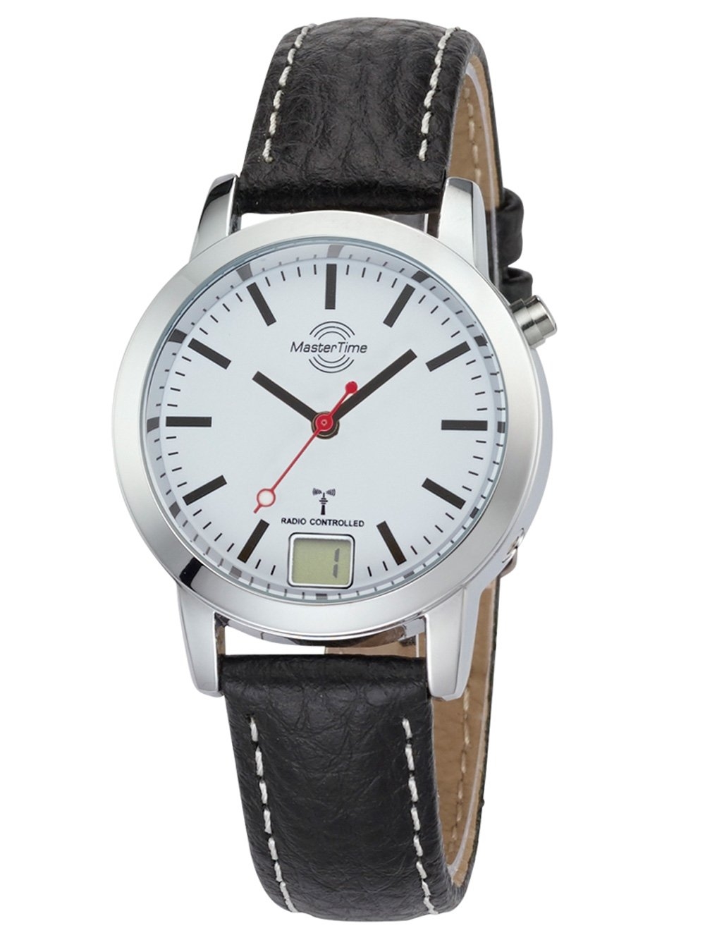 Ceas de dama Master Time MTLA-10593-21L Radiocontrolat Basic Series Bahnhofsuhr 34mm 3ATM Ceas de dama Master Time MTLA-10593-21L Radiocontrolat Basic Series Bahnhofsuhr 34mm 3ATM