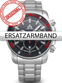 Curea de ceas Rothenschild Stahl-fur RS-1403-AS-BKRD u. RS-1403-AS-BK